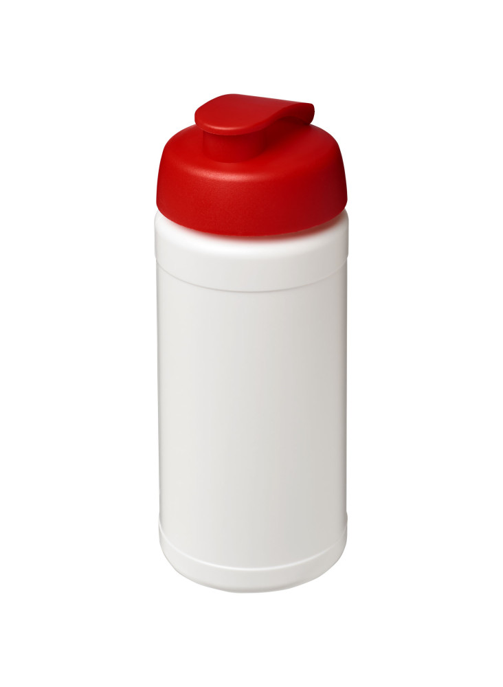 Bouteille de sport Baseline de 500 ml recyclée avec couvercle rabattable