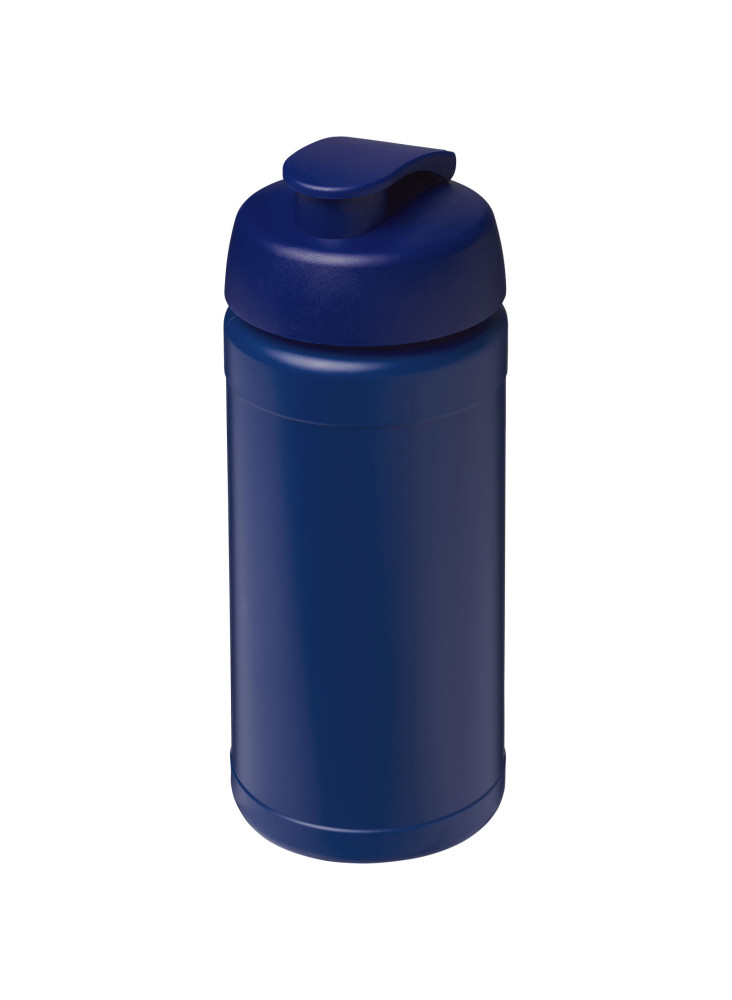 Bouteille publicitaire de sport Baseline recyclée 500 ml couvercle rabattable