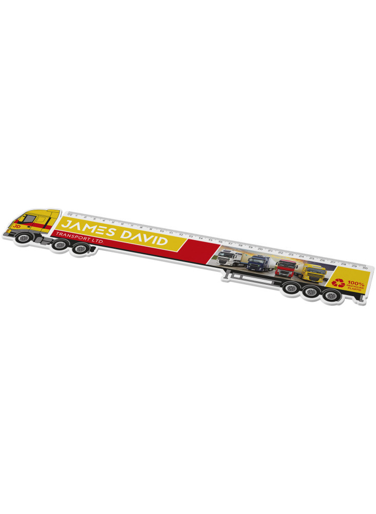 Règle camion publicitaire recyclée Tait 30cm