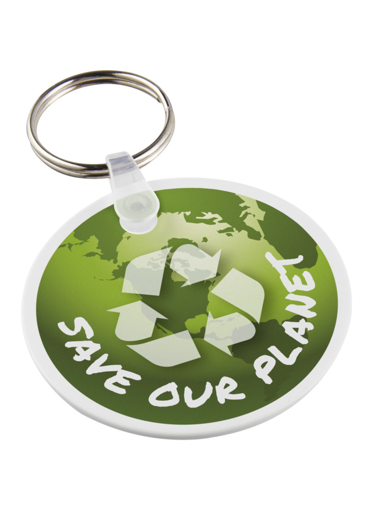 Porte-clés recyclé Tait circulaire