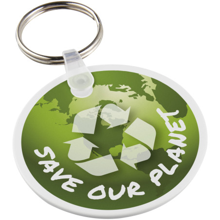 Porte-clés publicitaire recyclé circulaire Tait