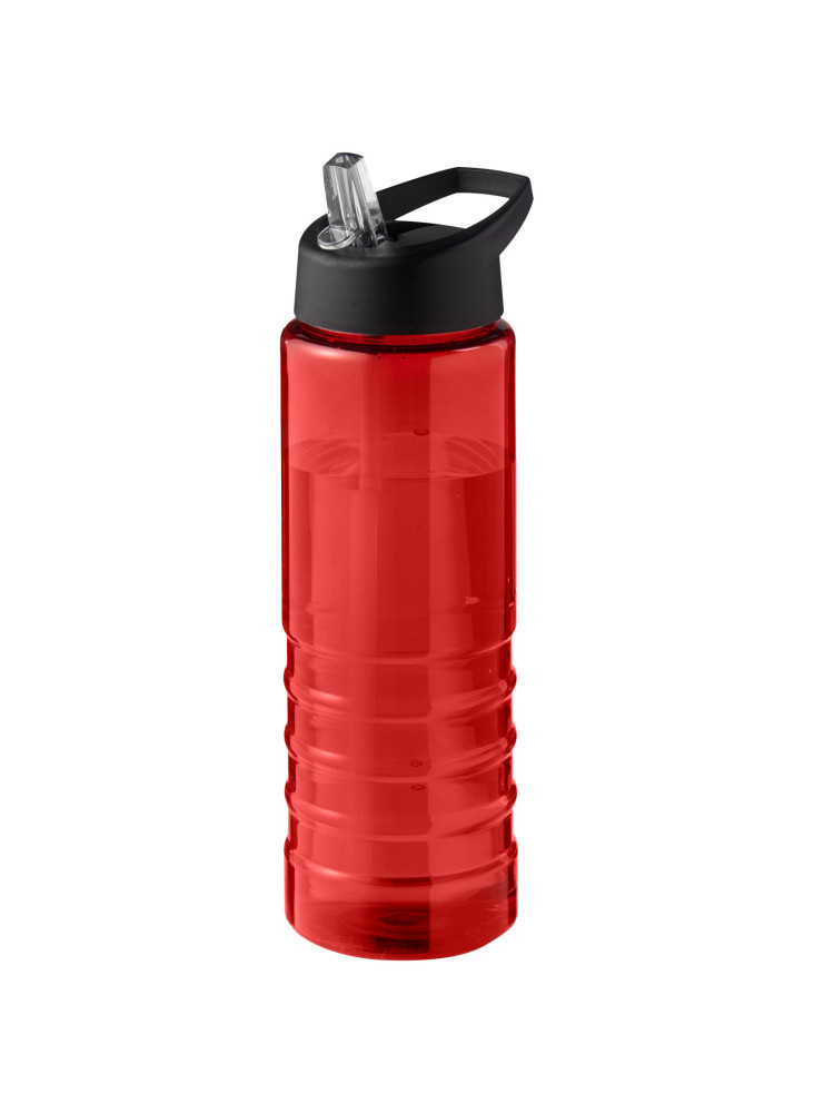 Bouteille de sport H2O Active® Eco Treble de 750 ml avec couvercle à bec verseur