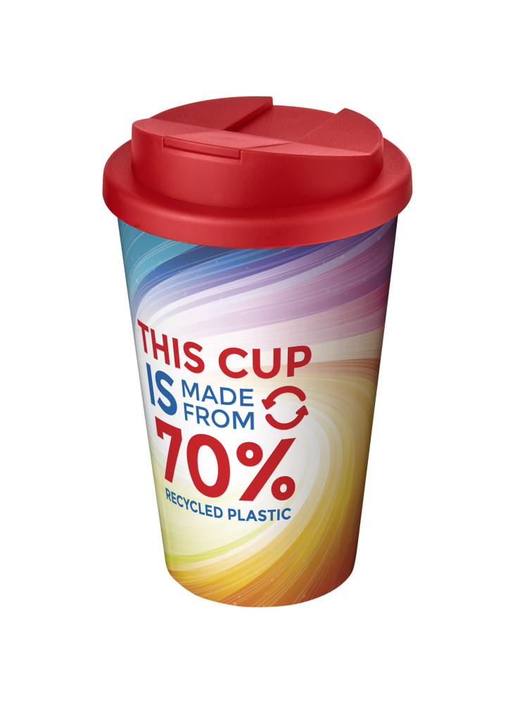 Gobelet avec isolation Brite-Americano® Eco de 350 ml et anti-déversement