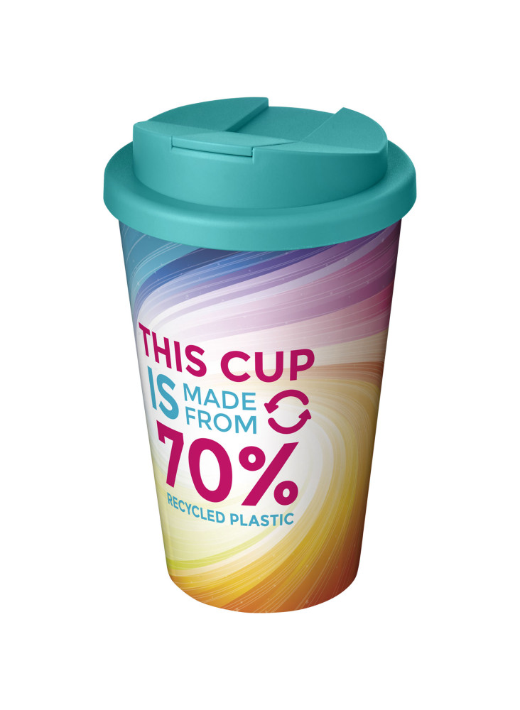 Gobelet avec isolation Brite-Americano® Eco de 350 ml et anti-déversement