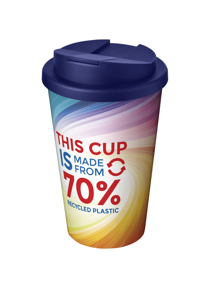 Gobelet avec isolation Brite-Americano® Eco de 350 ml et anti-déversement