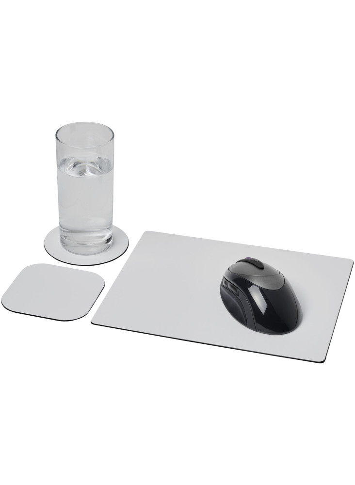 Ensemble de tapis de souris et sous-verre Brite-Mat®
