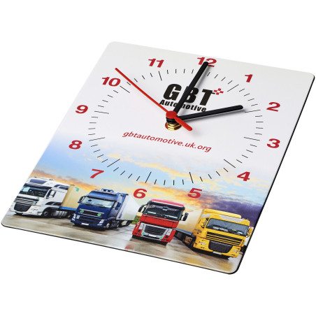 Horloge murale publicitaire recyclée Brite-Clock