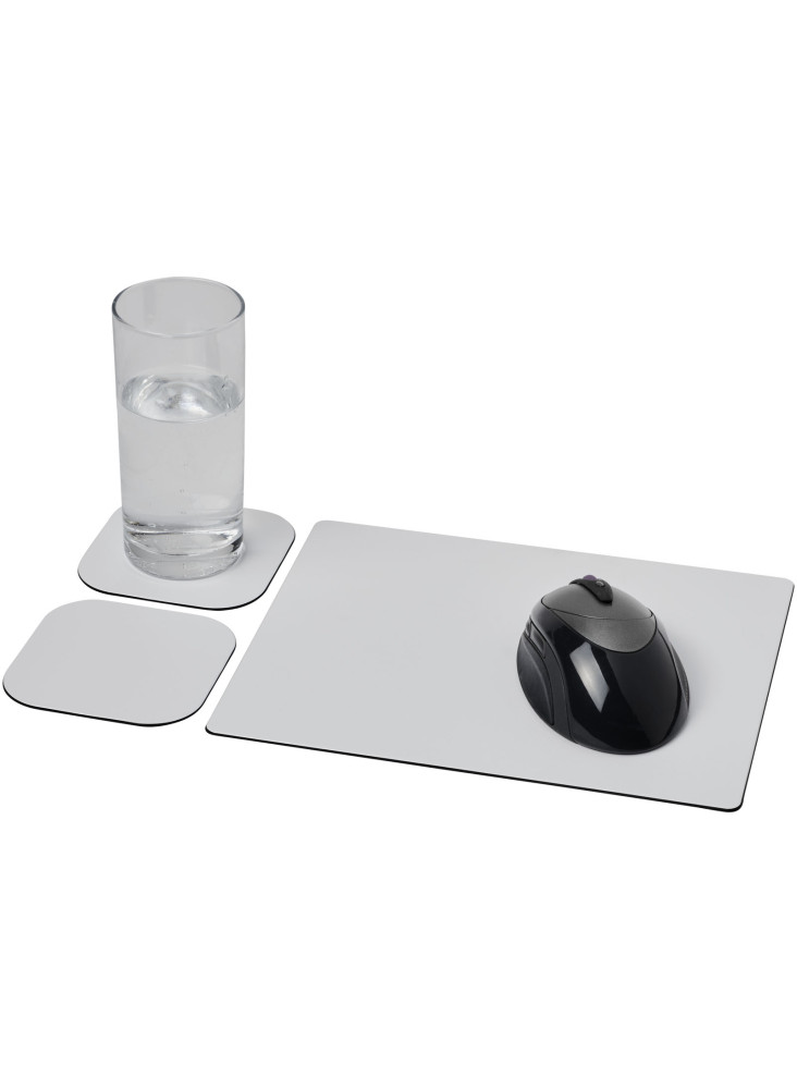 Ensemble de tapis de souris et de dessous de verre Brite-Mat® 3