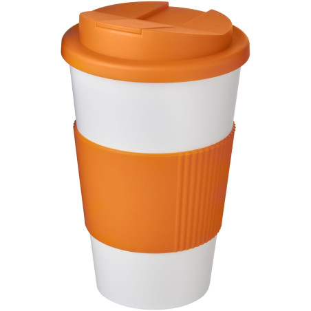 Gobelet isolant Americano® 350ml avec bandeau antidérapant et couvercle anti-fuite