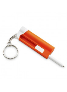 Porte-clés avec stylo à bille LED