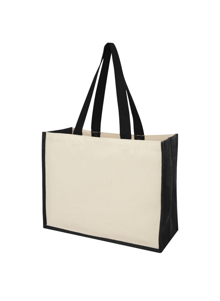 Sac publicitaire Varai en toile et jute 23 L