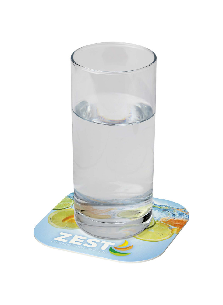 Dessous de verre publicitaire carré Lumin