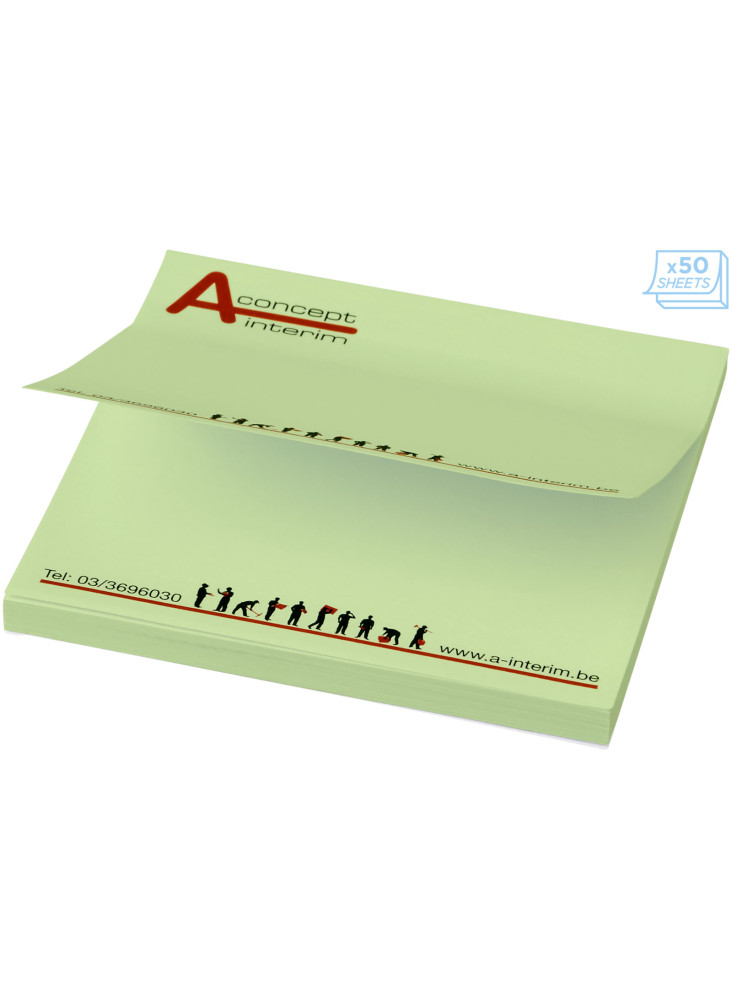 Mémo-autocollants Sticky-Mate® 75x75mm