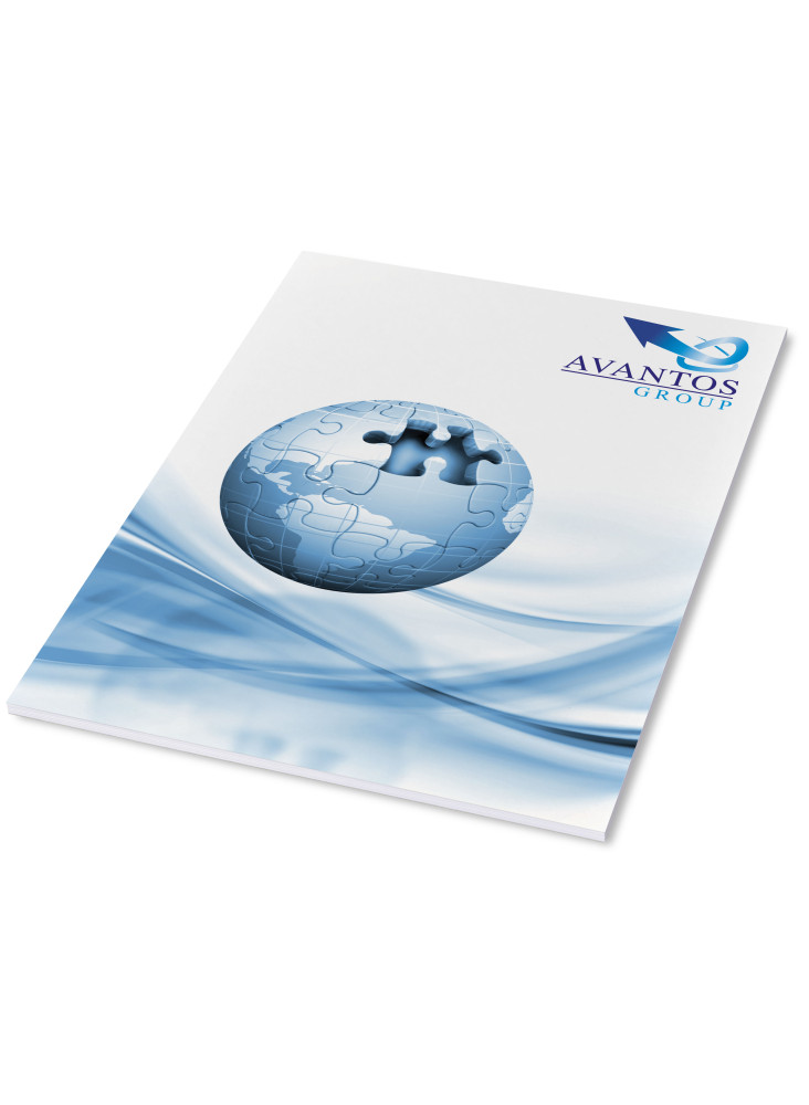 Bloc-notes publicitaire Desk-Mate A4 avec couverture
