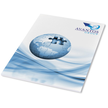Bloc-notes publicitaire Desk-Mate A4 avec couverture