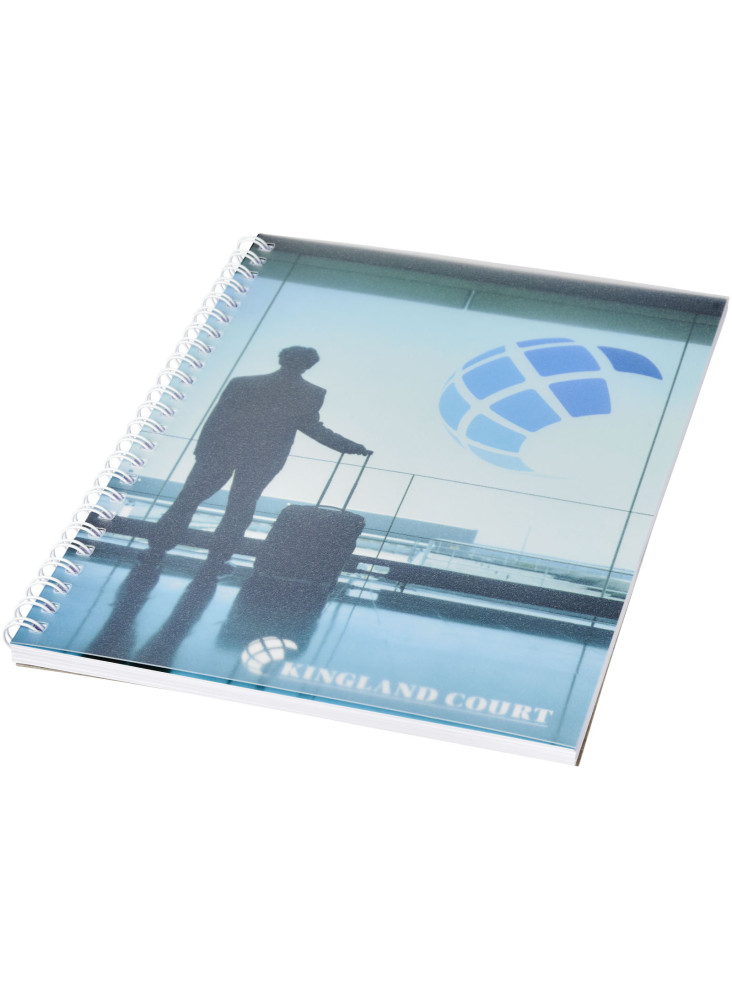 Cahier Desk-Mate® A5 à spirales avec couverture polypropylène