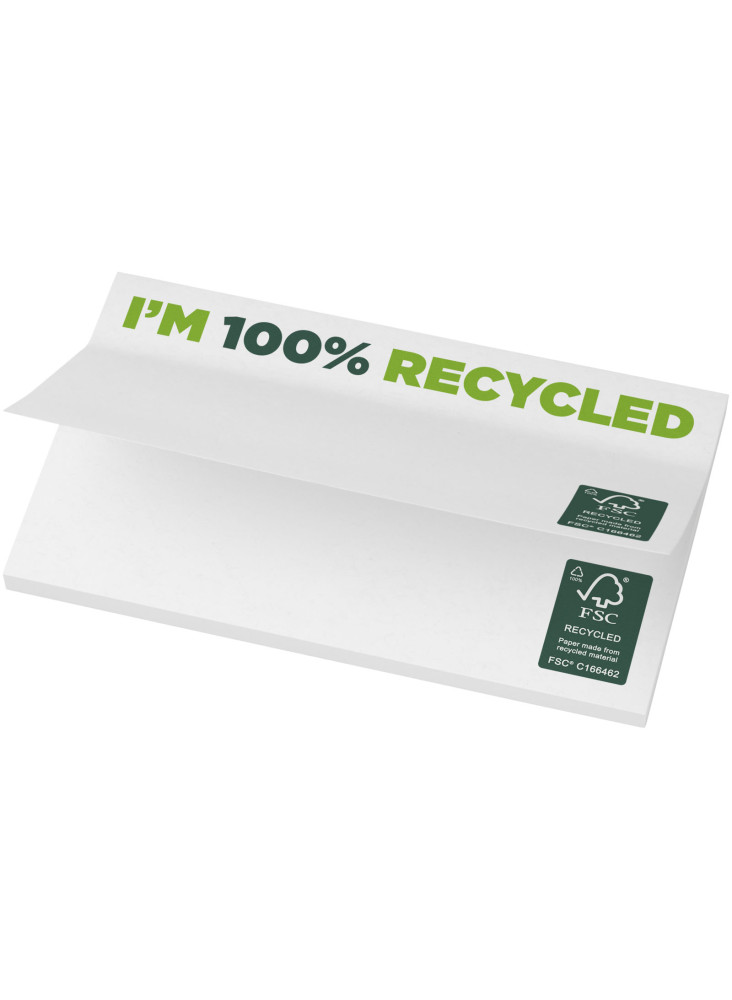 Mémos autocollants recyclés 127 x 75 mm Sticky-Mate®