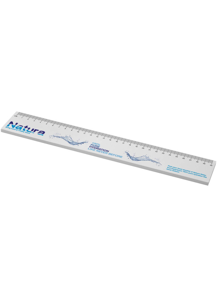 Notes autocollantes recyclées Sticky-Mate® avec règle imprimée 30 cms