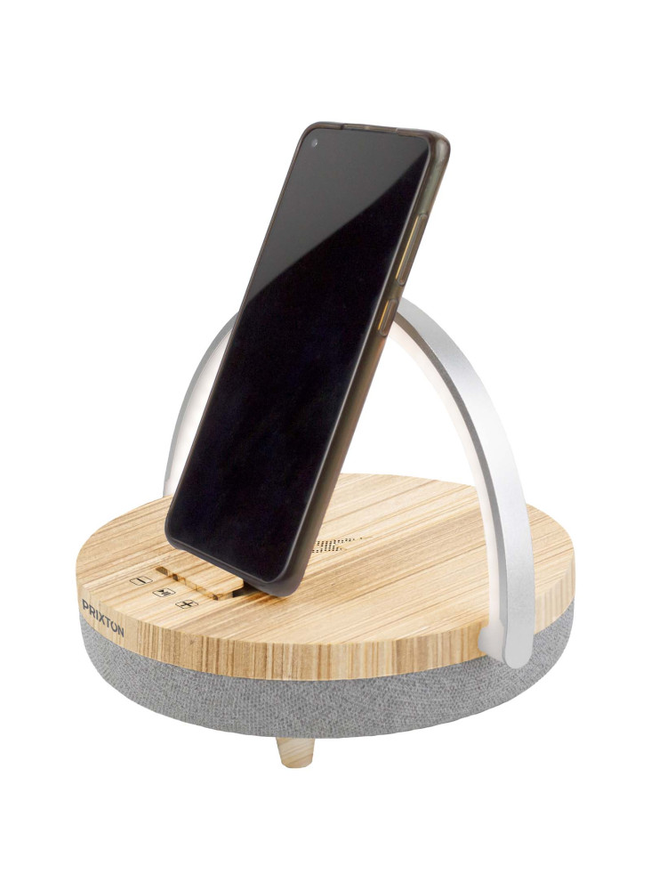 Enceinte publicitaire lampe charge sans fil 10 W Prixton 4-en-1
