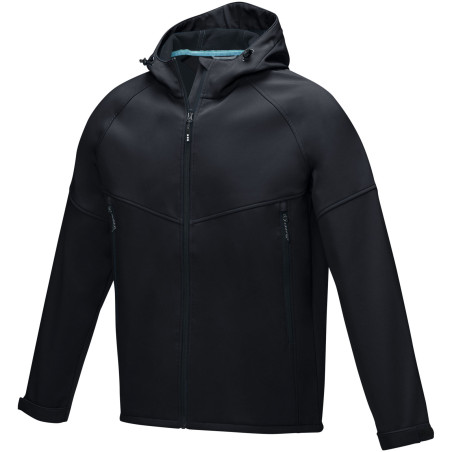 Veste publicitaire softshell recyclée homme Col Coltan