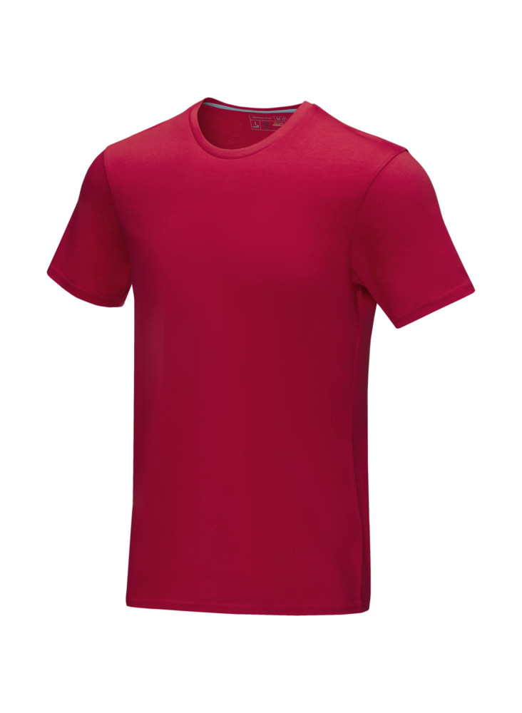 T-shirt publicitaire bio manches courtes homme Azurite
