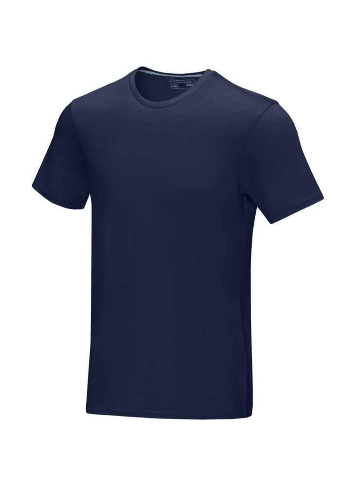 T-shirt publicitaire bio manches courtes homme Azurite