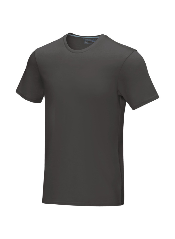 T-shirt publicitaire bio manches courtes homme Azurite