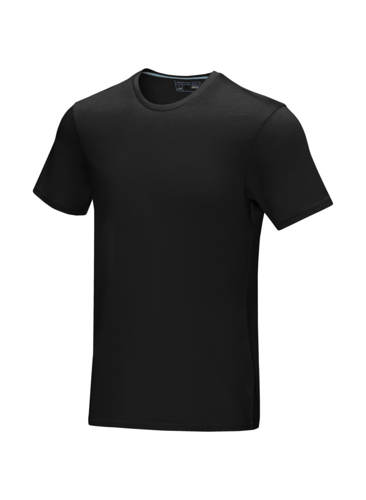 T-shirt publicitaire bio manches courtes homme Azurite