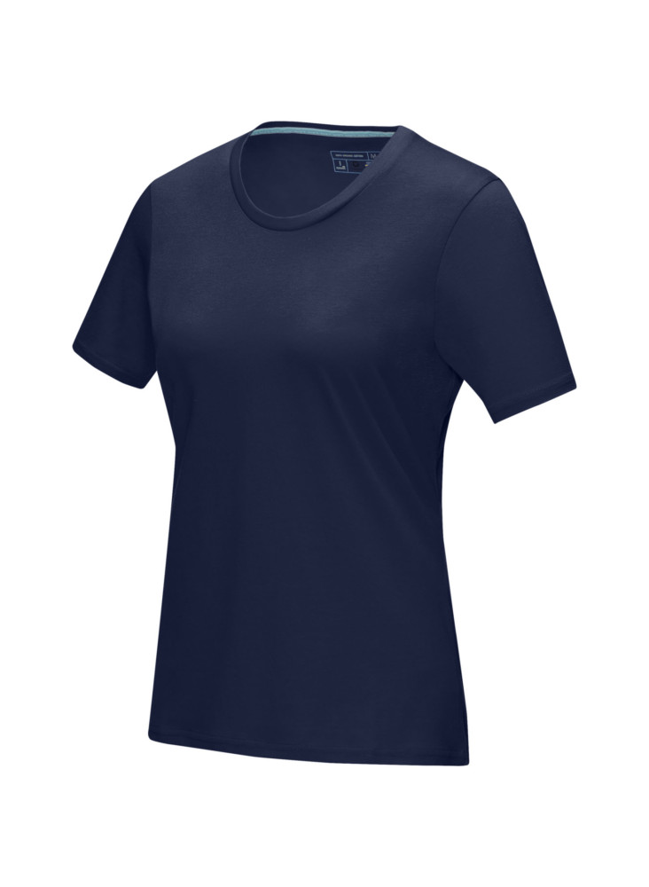 T-shirt publicitaire bio manches courtes femme Azurite