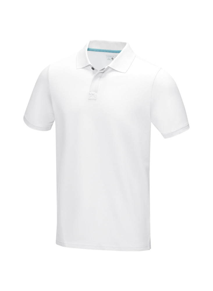 Polo publicitaire bio manches courtes homme Graphite
