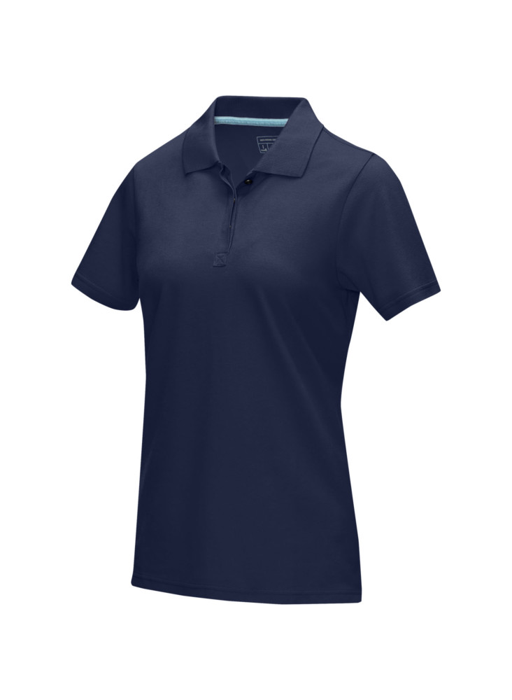 Polo Graphite bio manches courtes femme