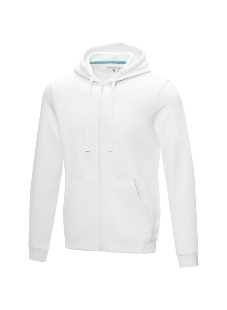 Sweat full zip à capuche Ruby bio homme