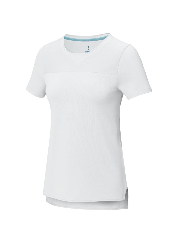 T-shirt publicitaire manches courtes et en cool fit recyclé GRS de 160 g m² femme Borax