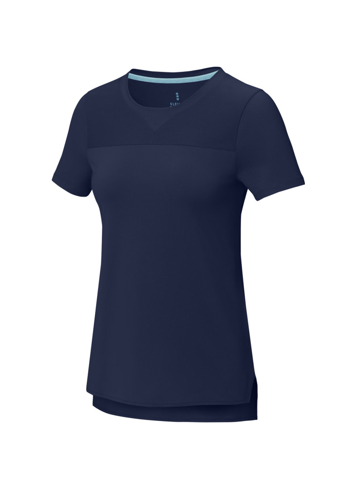 T-shirt publicitaire manches courtes et en cool fit recyclé GRS de 160 g m² femme Borax