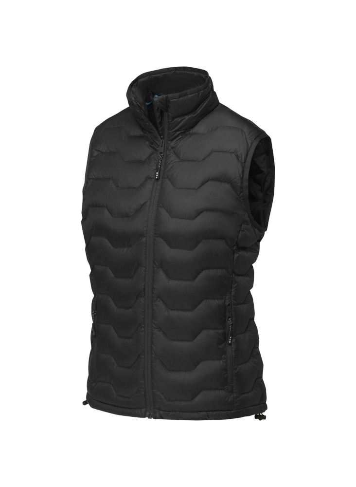 Bodywarmer publicitaire duvet isotherme recyclé certifié GRS femme Petalite