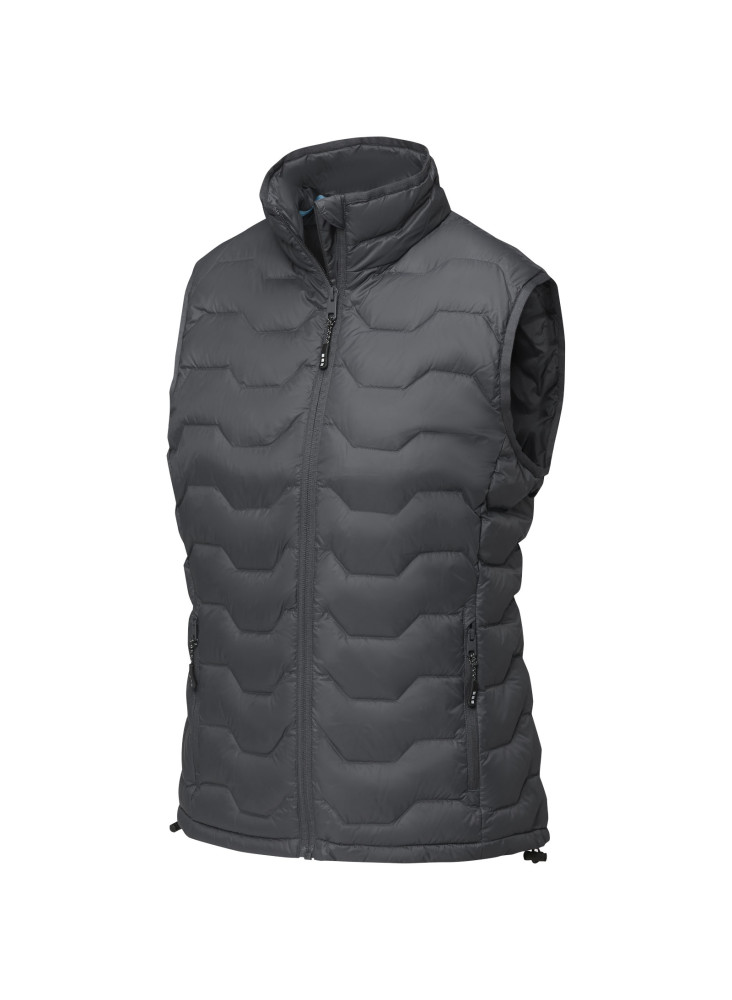 Bodywarmer publicitaire duvet isotherme recyclé certifié GRS femme Petalite