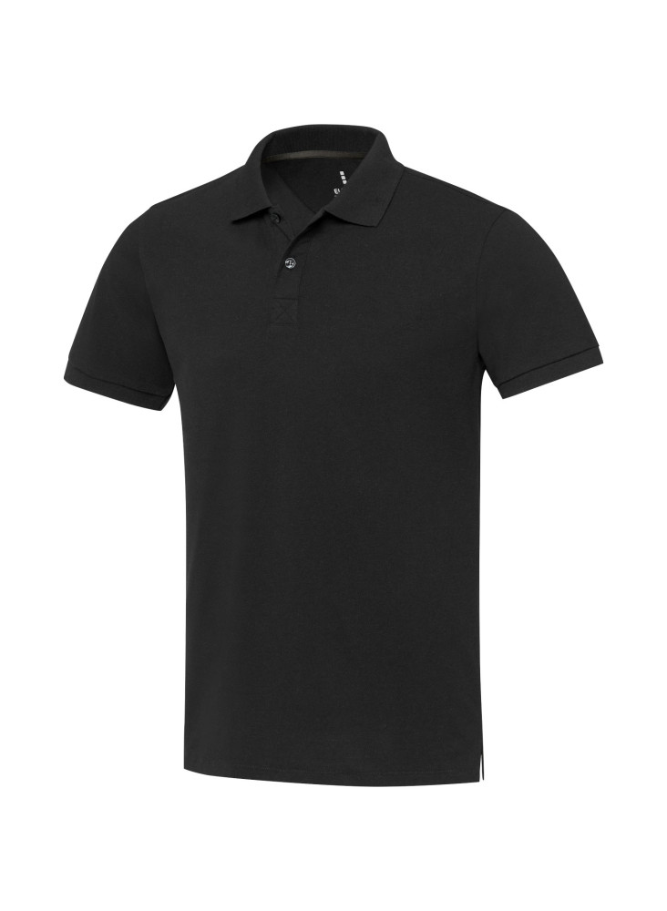 Polo publicitaire de 200 g m² ™ recyclé unisexe manches courtes Emerald Aware