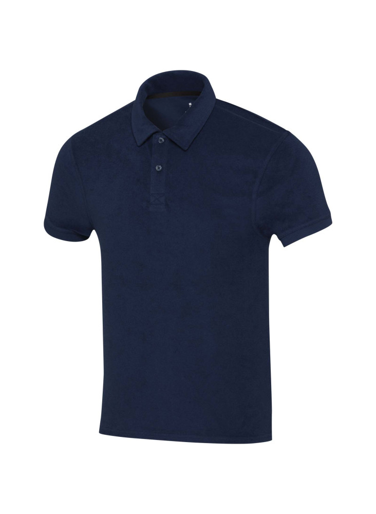 Polo publicitaire unisexe en tissu éponge de 230 g m² recyclé Akoya