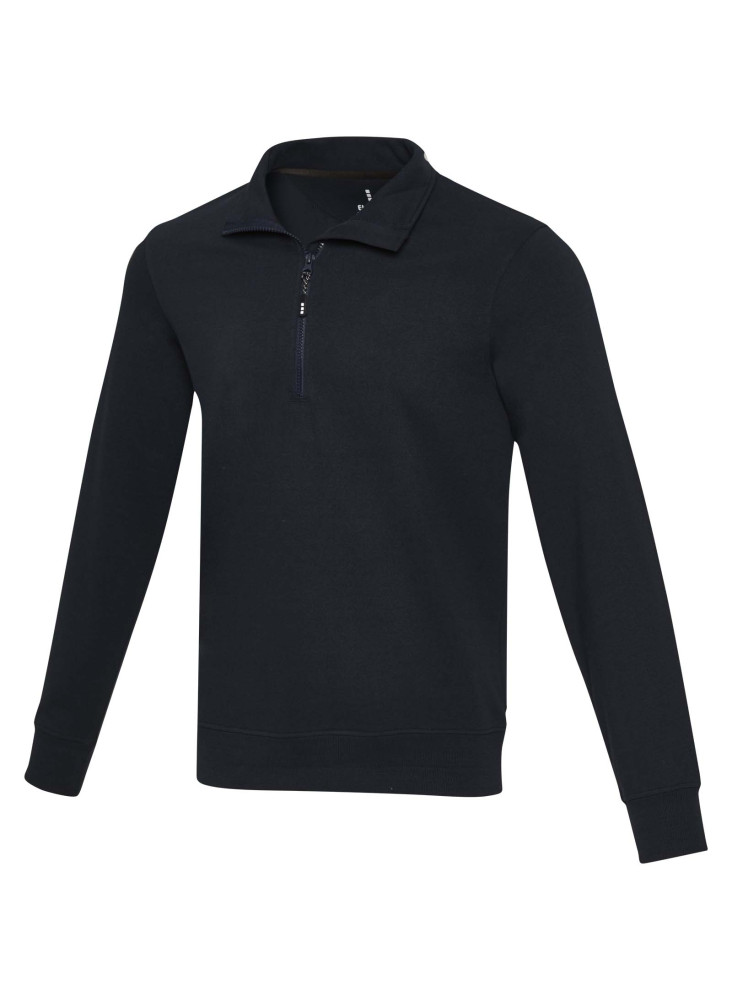 Sweat publicitaire unisexe de 280 g m² ™ recyclé à fermeture quart zip Tin Aware