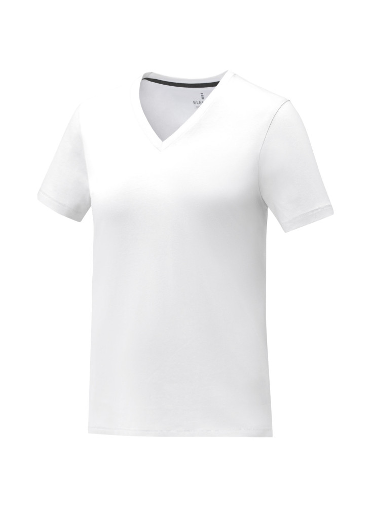 T-shirt Somoto manches courtes col V femme
