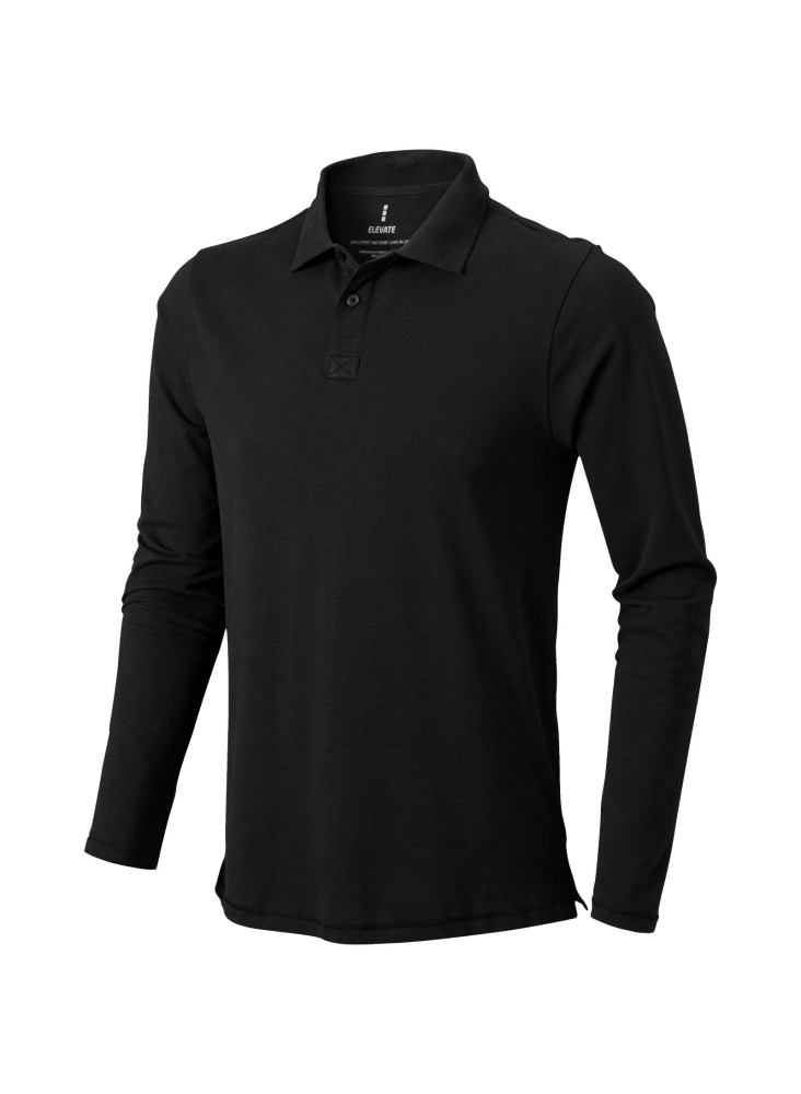 Polo manches longues homme de 180 g/m² Calgary