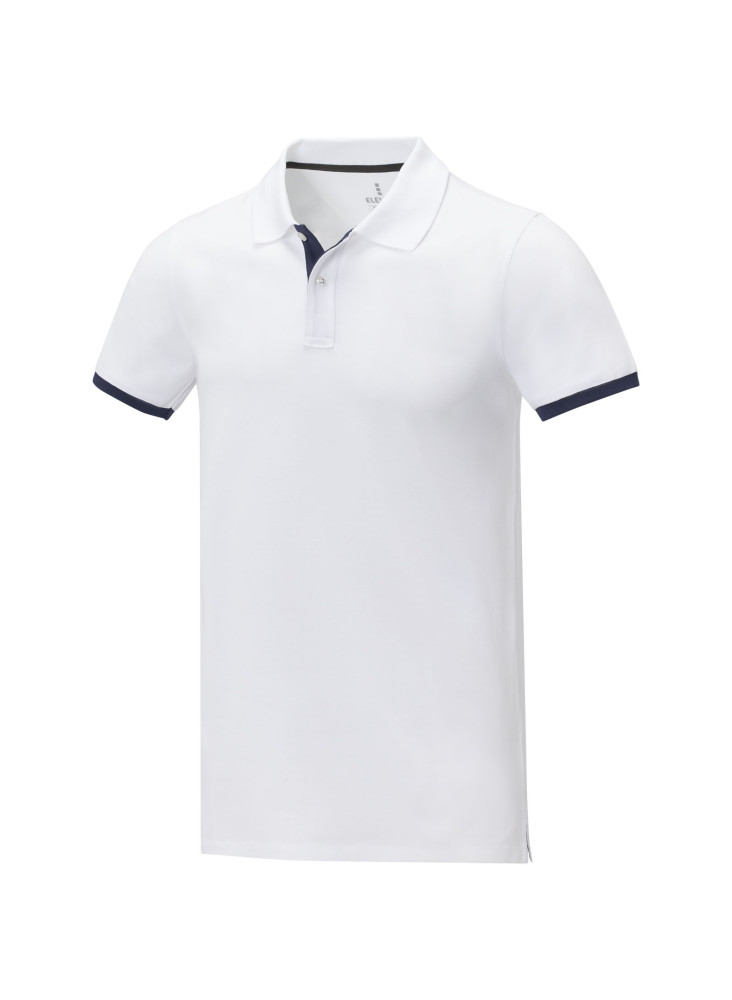 Polo de 200 g/m² Morgan manches courtes deux tons homme