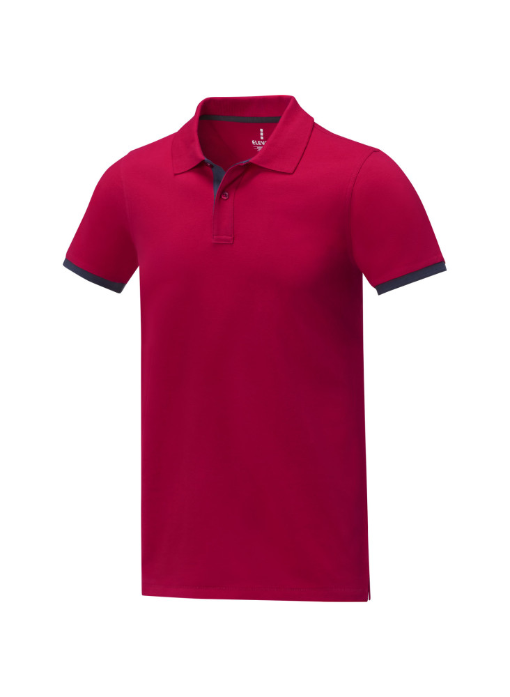 Polo de 200 g/m² Morgan manches courtes deux tons homme