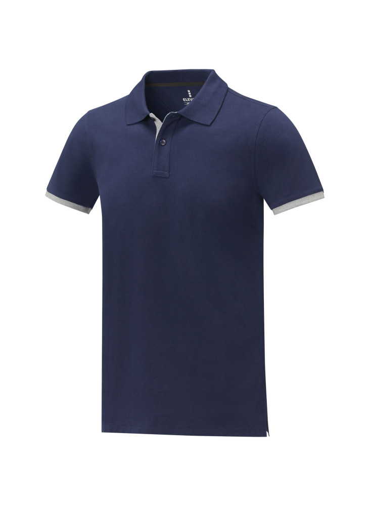 Polo de 200 g/m² Morgan manches courtes deux tons homme