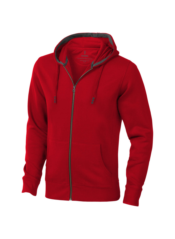 Sweat shirt à capuche full zip unisex de 300 g/m² Arora