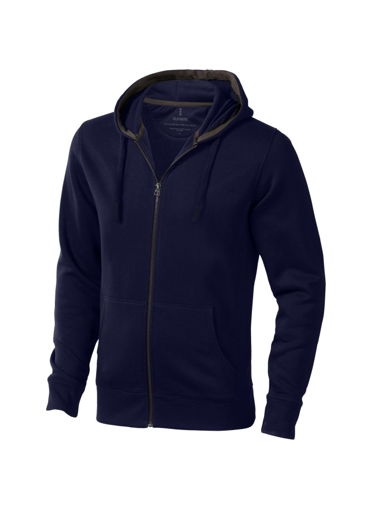 Sweat shirt à capuche full zip unisex de 300 g/m² Arora