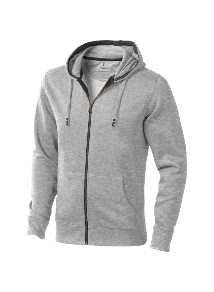Sweat shirt à capuche full zip unisex de 300 g/m² Arora