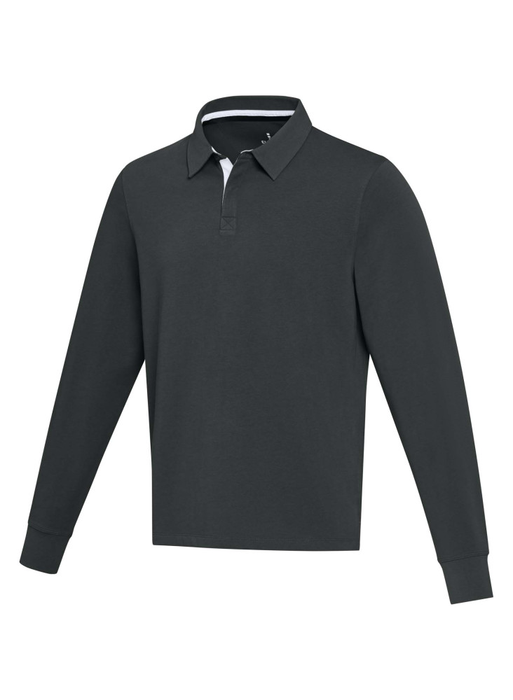 Sweatshirt de rugbyen coton organique Clyde unisexe