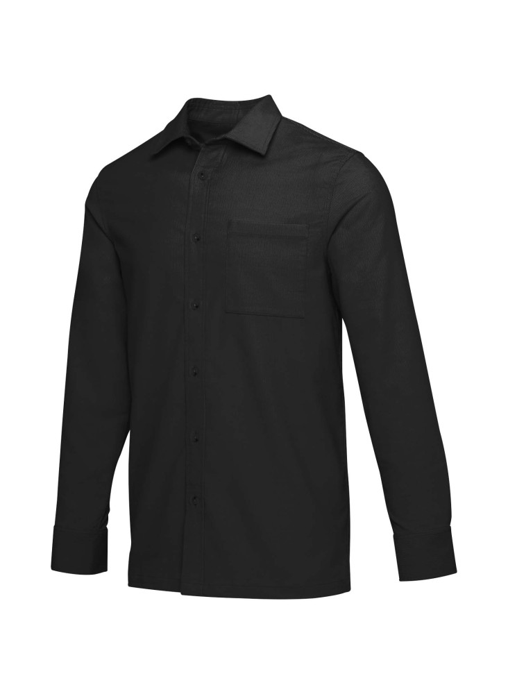 Chemise unisexe en velours côtelé de 252 g/m² Alum