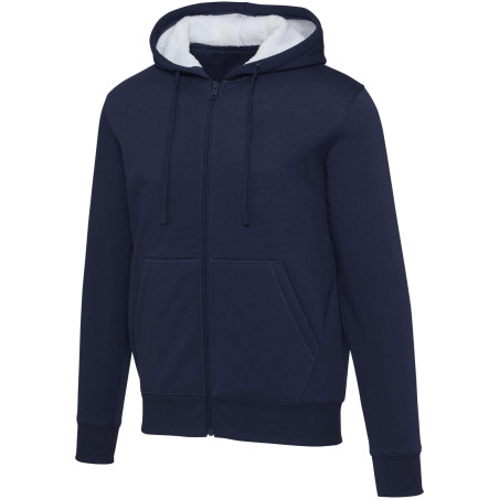 Sweat à capuche sherpa de 320 g/m² Natron intégralement zippé